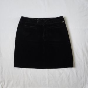 Vintage Guess Black Velvet Skirt